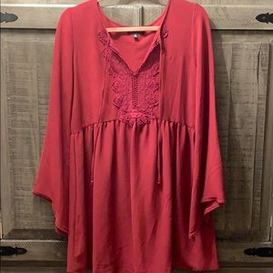 Maroon Dress